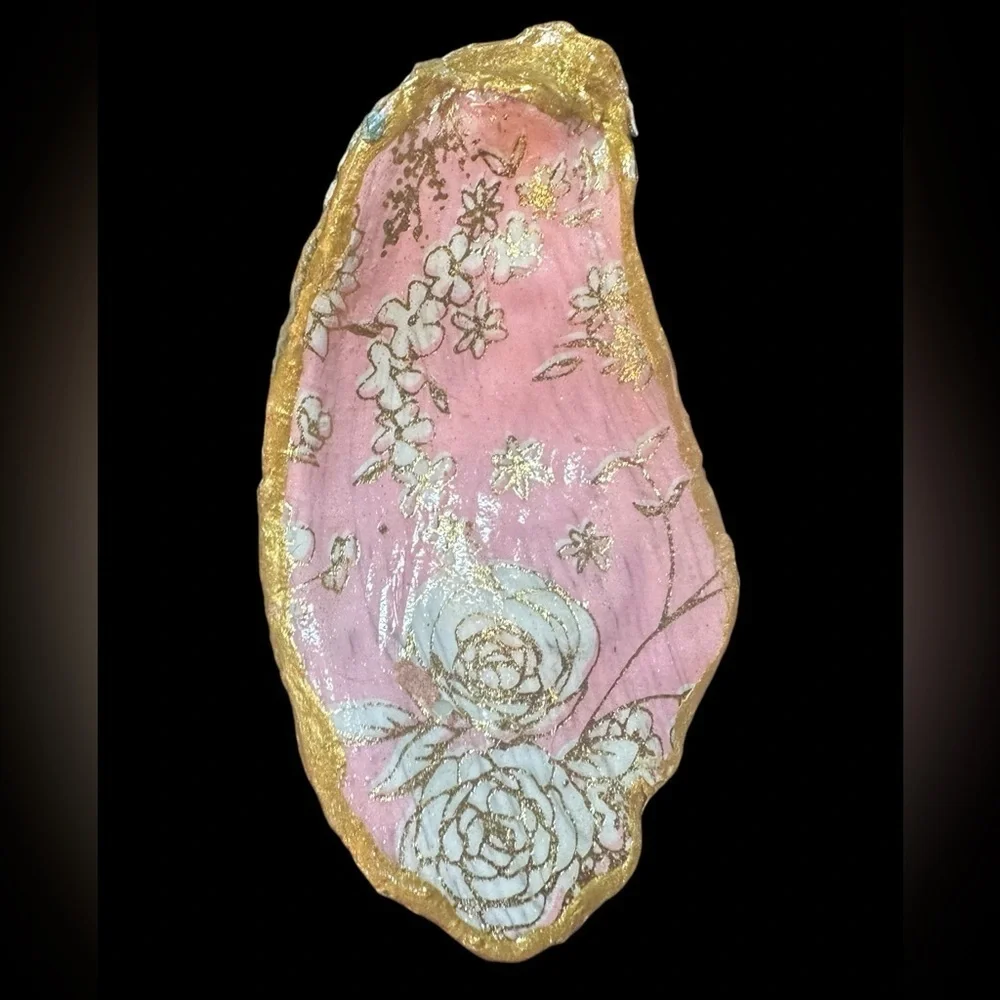 Oyster Shell Trinket Jewelry Holder Outer Banks